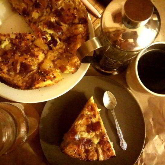 Рецепт ленивый пирог с бананами