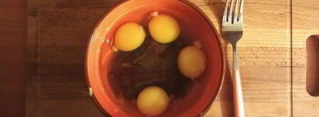 ленивый пирог с бананами. Шаг 3