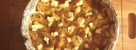 ленивый пирог с бананами. Шаг 4