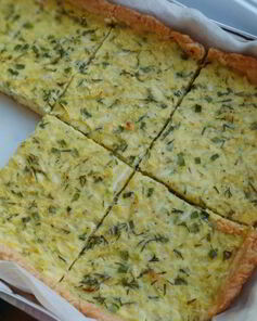 Летний пирог с кабачками