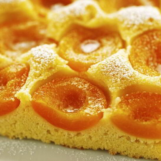 Рецепт миндальный пирог с абрикосами