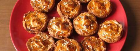 мини-пироги к 14 февраля. Шаг 9