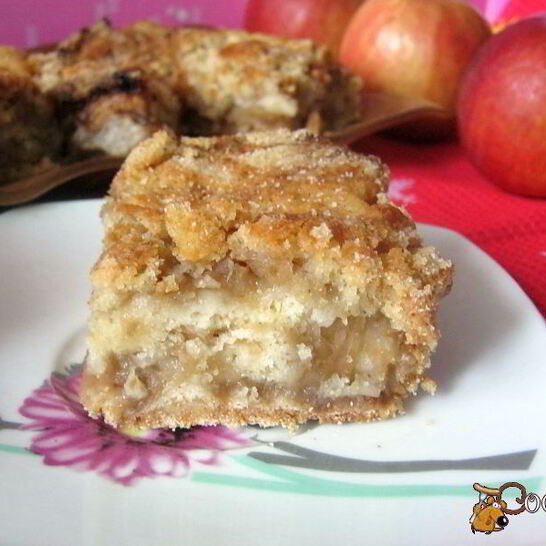 Рецепт насыпной яблочный пирог