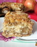 Насыпной яблочный пирог