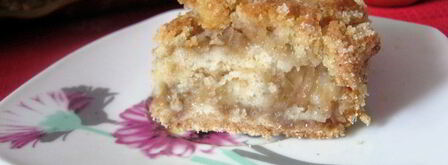 насыпной яблочный пирог. Шаг 9