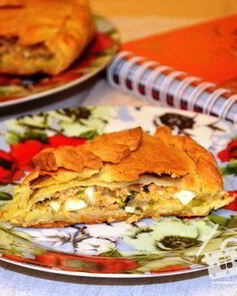 Несладкий пирог из традиционной русской кухни