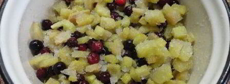 обсыпной пирог с ревенем. Шаг 3