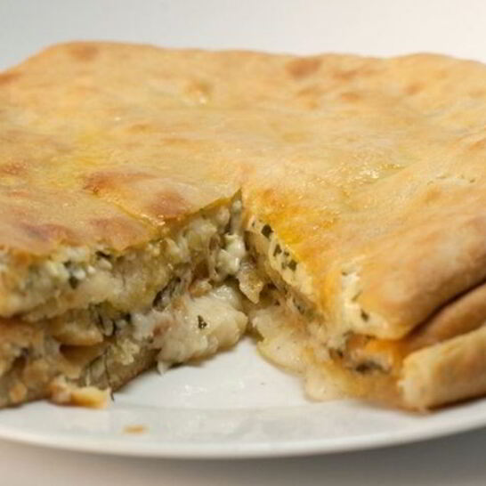 Рецепт осетинский пирог с сыром сулугуни