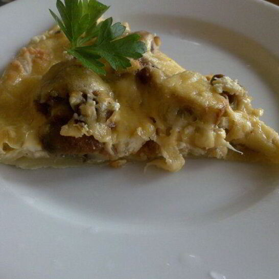 Рецепт открытый пирог-киш по-лотарингски