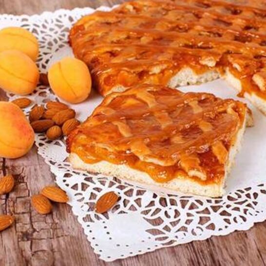 Рецепт открытый пирог с янтарной курагой