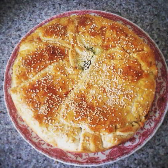 Рецепт пирог c кабачками и щавелем