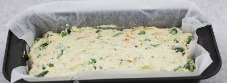 пирог из манной крупы с горохом. Шаг 8