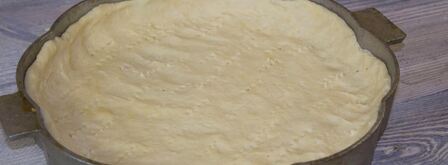 пирог с грибами и сыром. Шаг 7