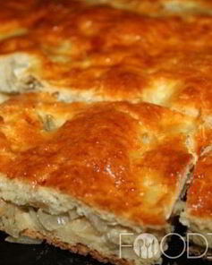 Пирог с капустой и яйцом