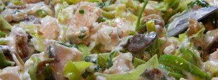 пирог с курицей и луком порей. Шаг 5