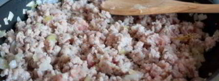 пирог с мясом и сыром. Шаг 2