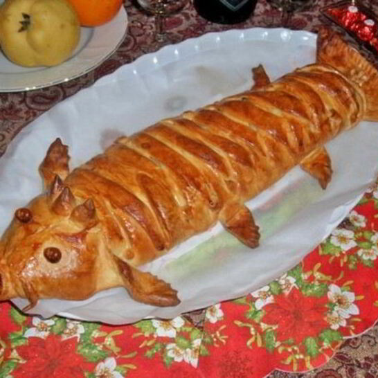 Рецепт пирог с осетриной царь-рыба