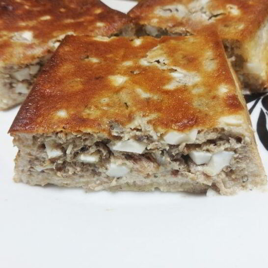 Рецепт пирог с рыбной консервой