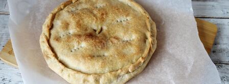 пирог с рыбой и рисом. Шаг 8