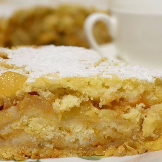 Рецепт пирог с яблоками лентяйский