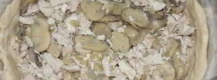 рождественский пирог с курицей. Шаг 11