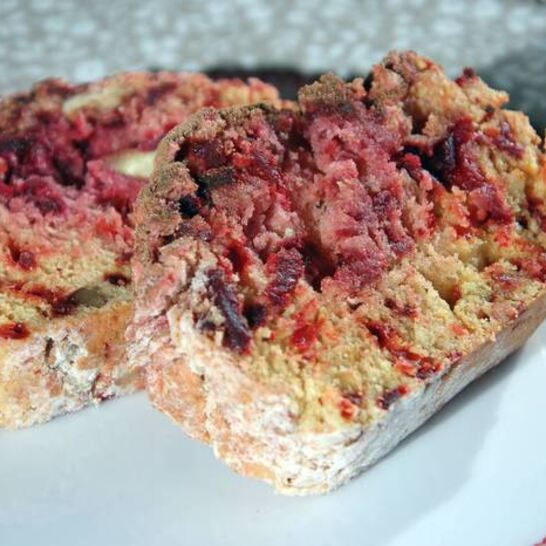 Рецепт свекольный пирог с орехами