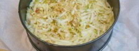 тертый пирог с яблоками. Шаг 5