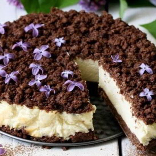 Рецепт торфяной пирог с творожно-сметанной начинкой