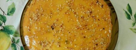 творожный пирог со сливично-апельсиновым соусом. Шаг 7