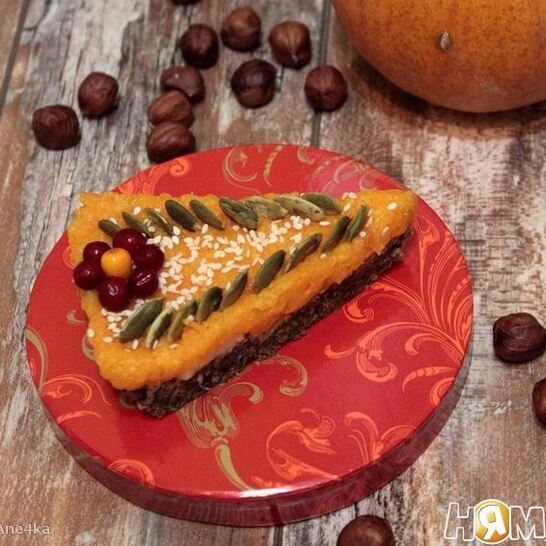 Рецепт тыквенный пирог без выпечки