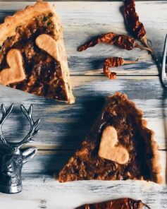 Впечатляющий пирог с луком-пореем и беконом