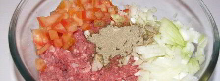 арабские открытые пирожки с мясом. Шаг 3