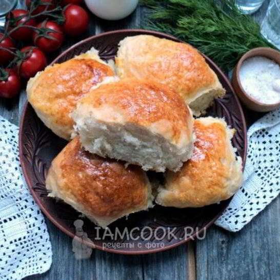 Рецепт духовые пирожки с печенкой