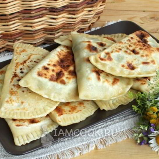 Рецепт кутабы с зеленью