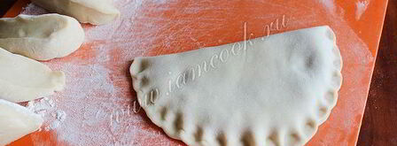 кутабы с зеленью. Шаг 6