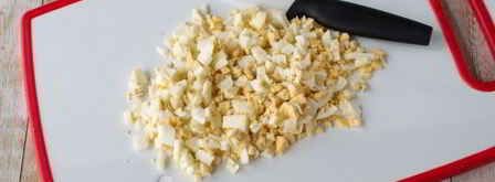 ленивые пирожки с яйцом и зеленым луком. Шаг 9