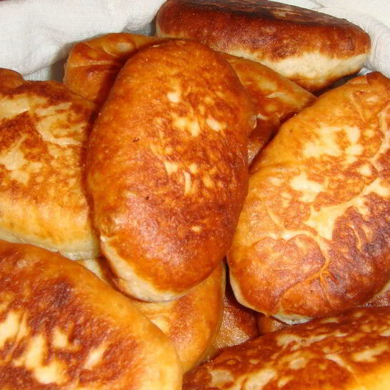 Рецепт пирожки без дрожжей на сковороде