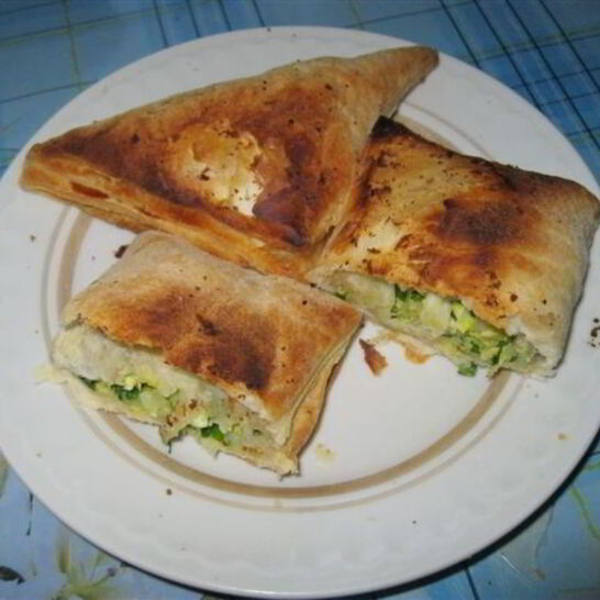 Рецепт пирожки из слоеного теста без дрожжей