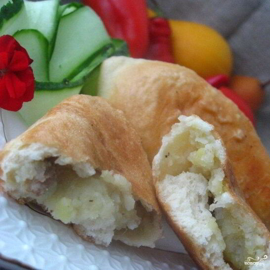 Рецепт пирожки картофельные с грибами