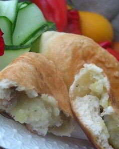 Пирожки картофельные с грибами