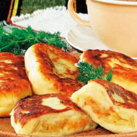 Рецепт пирожки картофельные с капустой