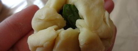 пирожки-мешочки — продолжение щавелевой темы. Шаг 6