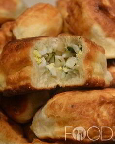 Пирожки с капустой и яйцами