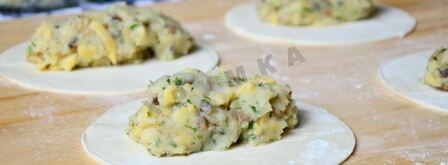 пирожки с картошкой и грибами. Шаг 10