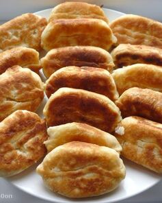 Пирожки с картошкой и творогом