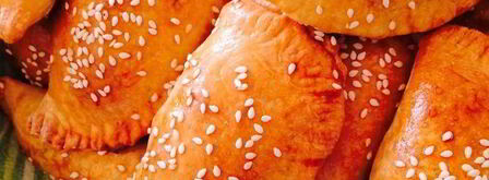 пирожки с мясом, булгуром и сулугуни. Шаг 7