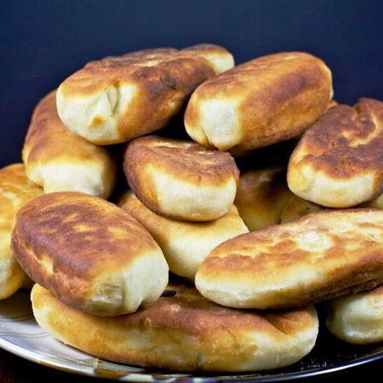 Рецепт пирожки с мясом и рисом