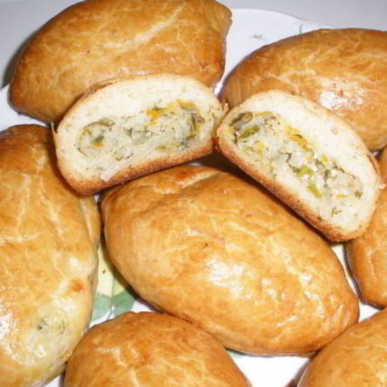 Рецепт пирожки с начинкой из капусты