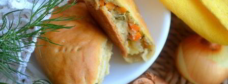 пирожки с рыбой о овощами. Шаг 5