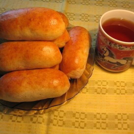 Рецепт пирожки с сосиской в духовке